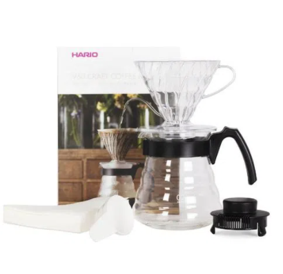 Kit V60-02: Jarra, coador, filtros e medidor | Café du Coin