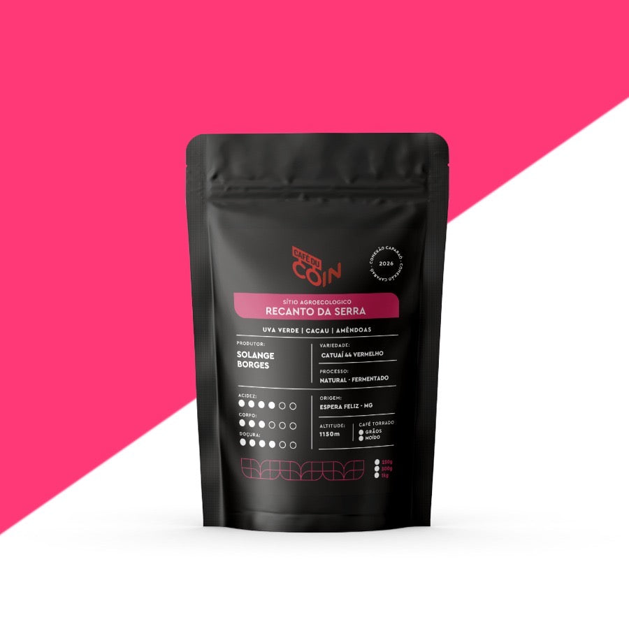 Sítio Agroecológico Recanto da Serra - Fermentado - MG (Grão/Moído) | Café du Coin