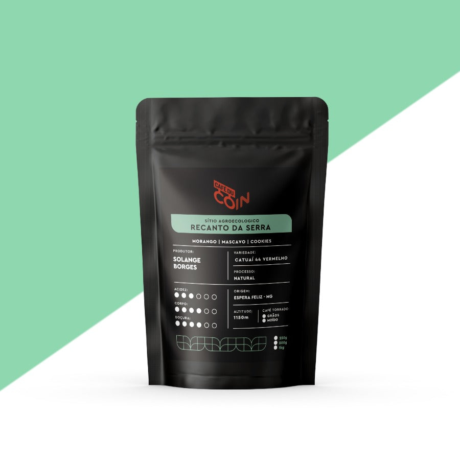 Sítio Agroecológico Recanto da Serra - Natural - MG (Grão/Moído) | Café du Coin